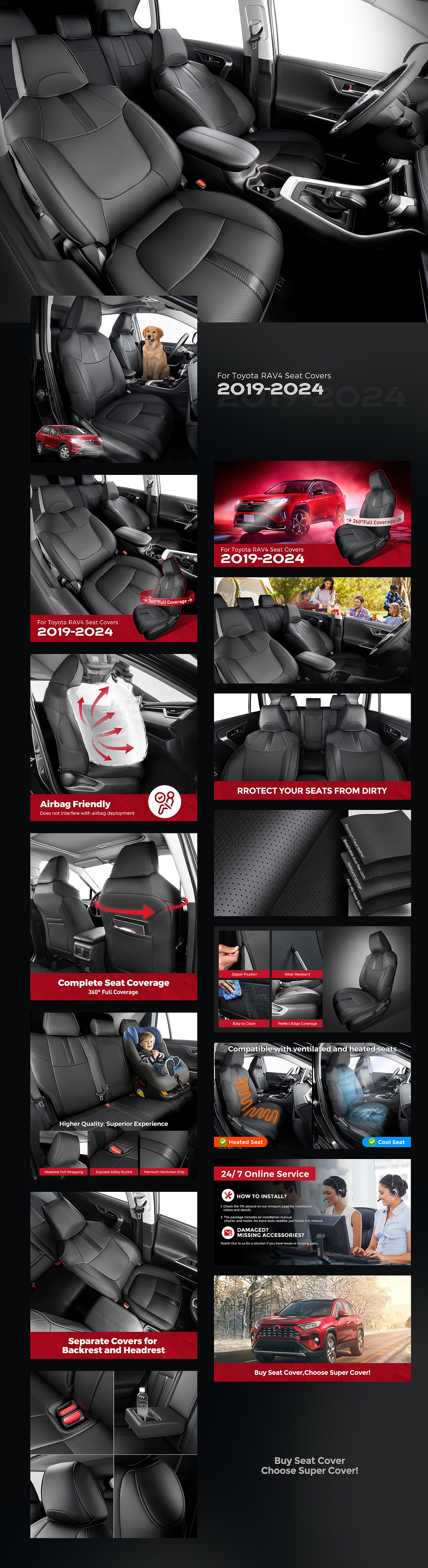 Amazon亞馬遜汽車座椅套（圖ZMzk1MjQxMjUy） - 其他平面 - 站酷設(shè)計師一見鴻爺誤終生原創(chuàng)素材 - 站酷ZCOOL