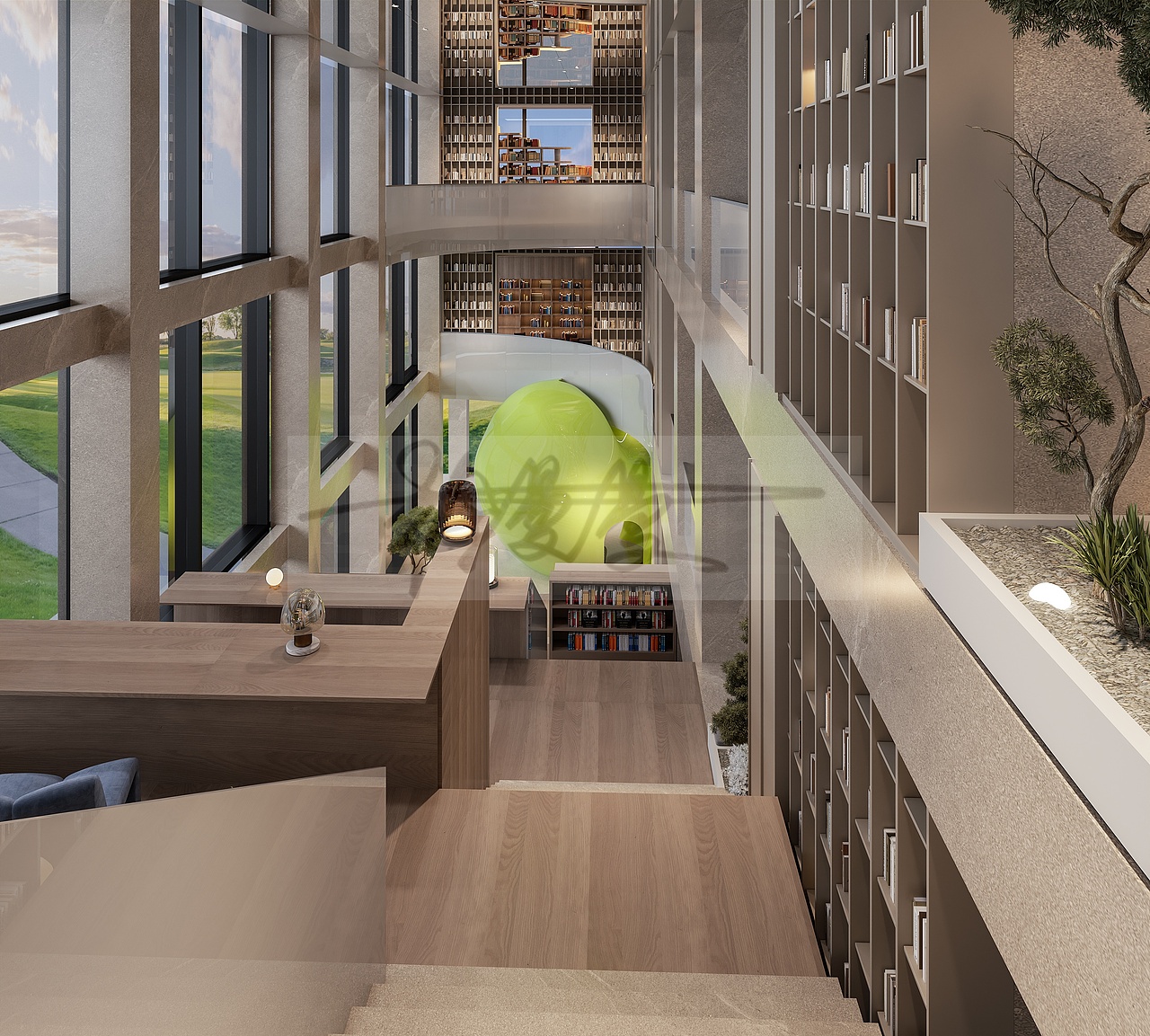 呼吸感空间与艺术展陈的完美对话🌿（图ZMzk1MjQxMjcy） - 商业空间设计 - 站酷设计师Z94144900原创素材 - 站酷ZCOOL