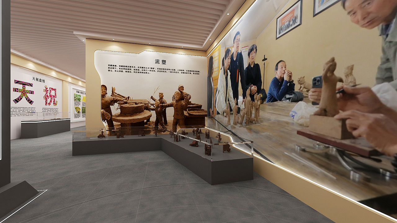 天祝文化博物馆设计3D效果图（图ZMzk1MjQ0NjUy） - 建筑设计 - 站酷设计师3D设计师NG男原创素材 - 站酷ZCOOL