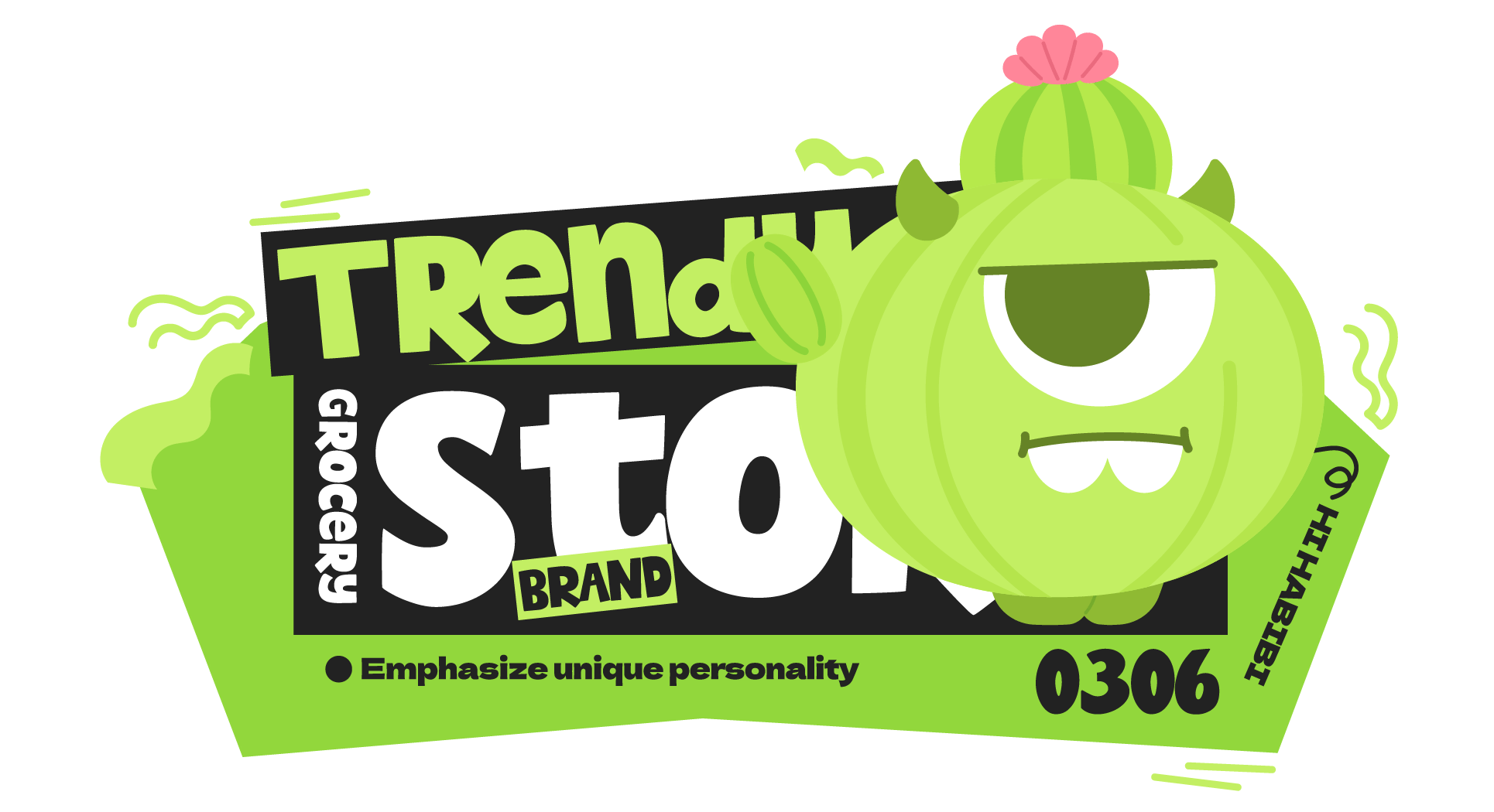 IP形象设计｜迪拜Hi Habibi生活集合潮流店品牌IP设计