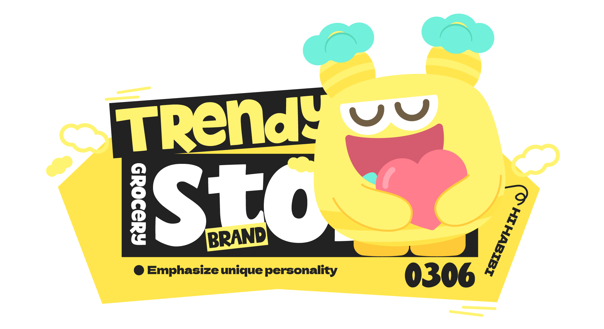 IP形象设计｜迪拜Hi Habibi生活集合潮流店品牌IP设计