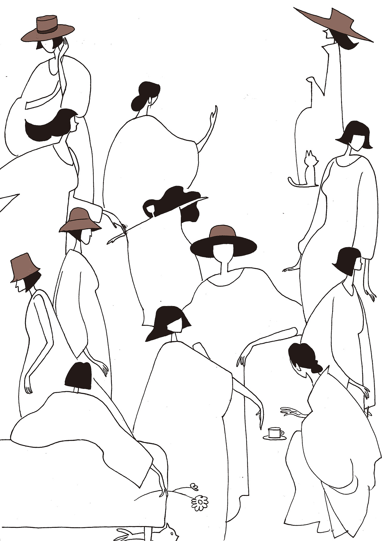 插画风格练习（图ZMzk1MjQ5MzAw） - 儿童插画 - 站酷设计师北京图鉴江山文化原创素材 - 站酷ZCOOL
