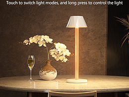 水晶管夜灯三维场景渲染