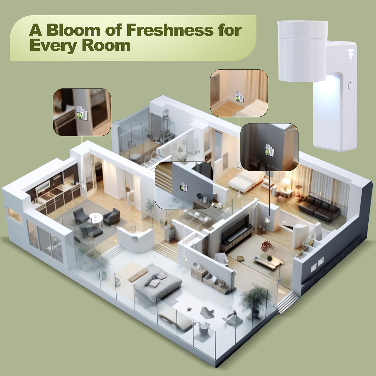 亚马逊拍摄主图A+设计案例展示【蚊香机】