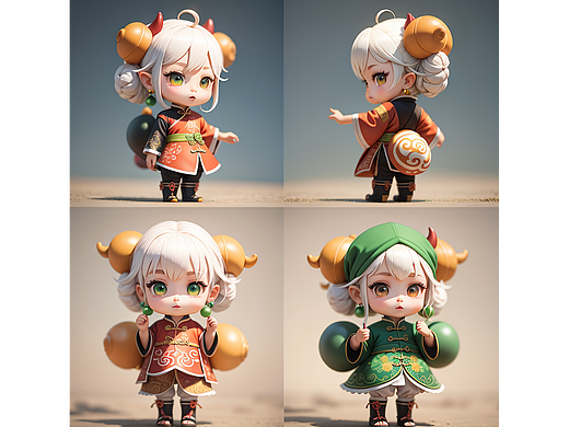 AI生成，也是挺可爱的呢