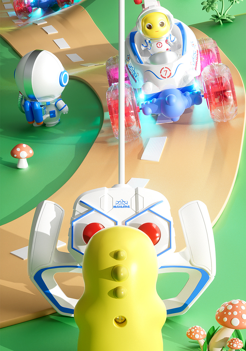 渲染篇——奶龙翻斗车（图ZMzk1MjcxOTg0） - 产品 - 站酷设计师七字眉原创素材 - 站酷ZCOOL