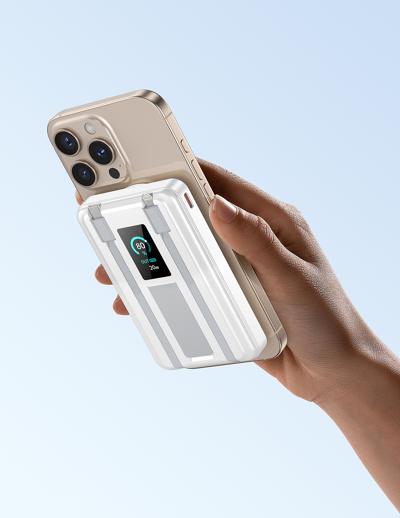 磁吸充电宝 - 建模渲染