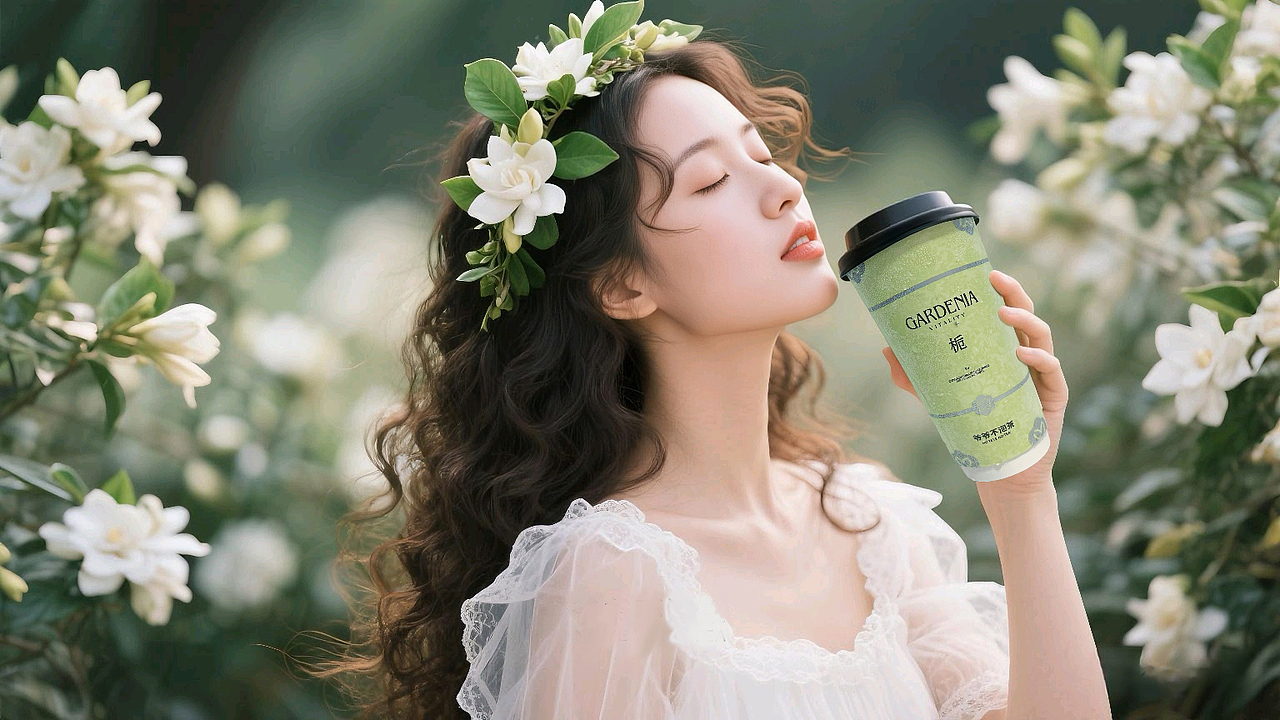 爷爷不泡茶空山栀子