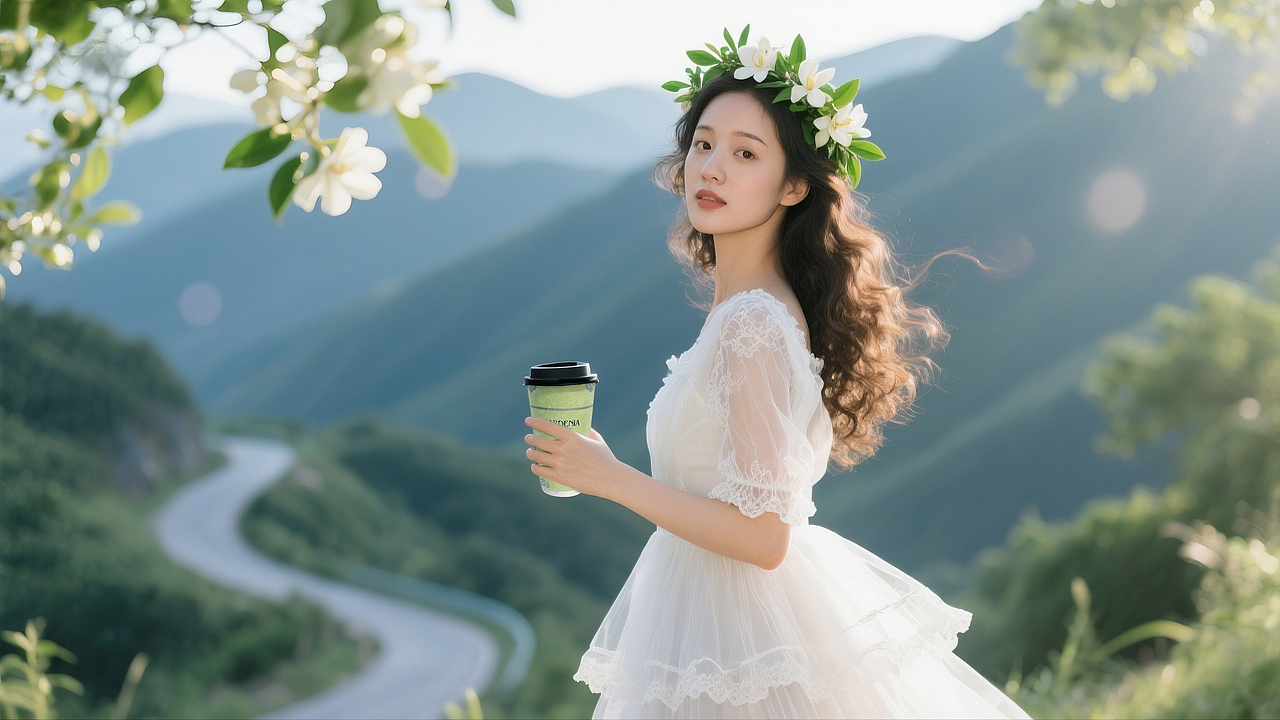 爷爷不泡茶空山栀子