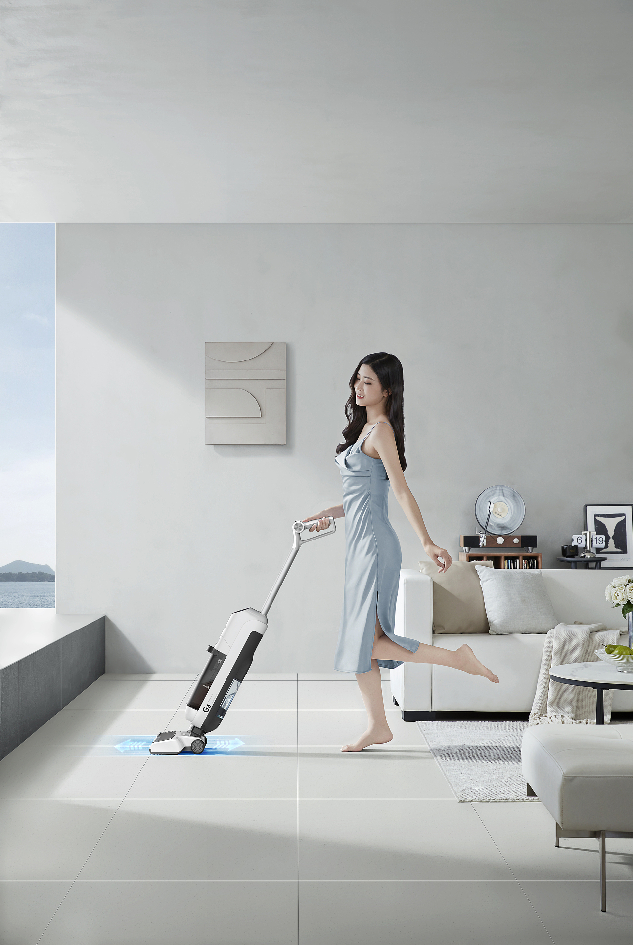 Midea美的洗地机G6场景图实拍