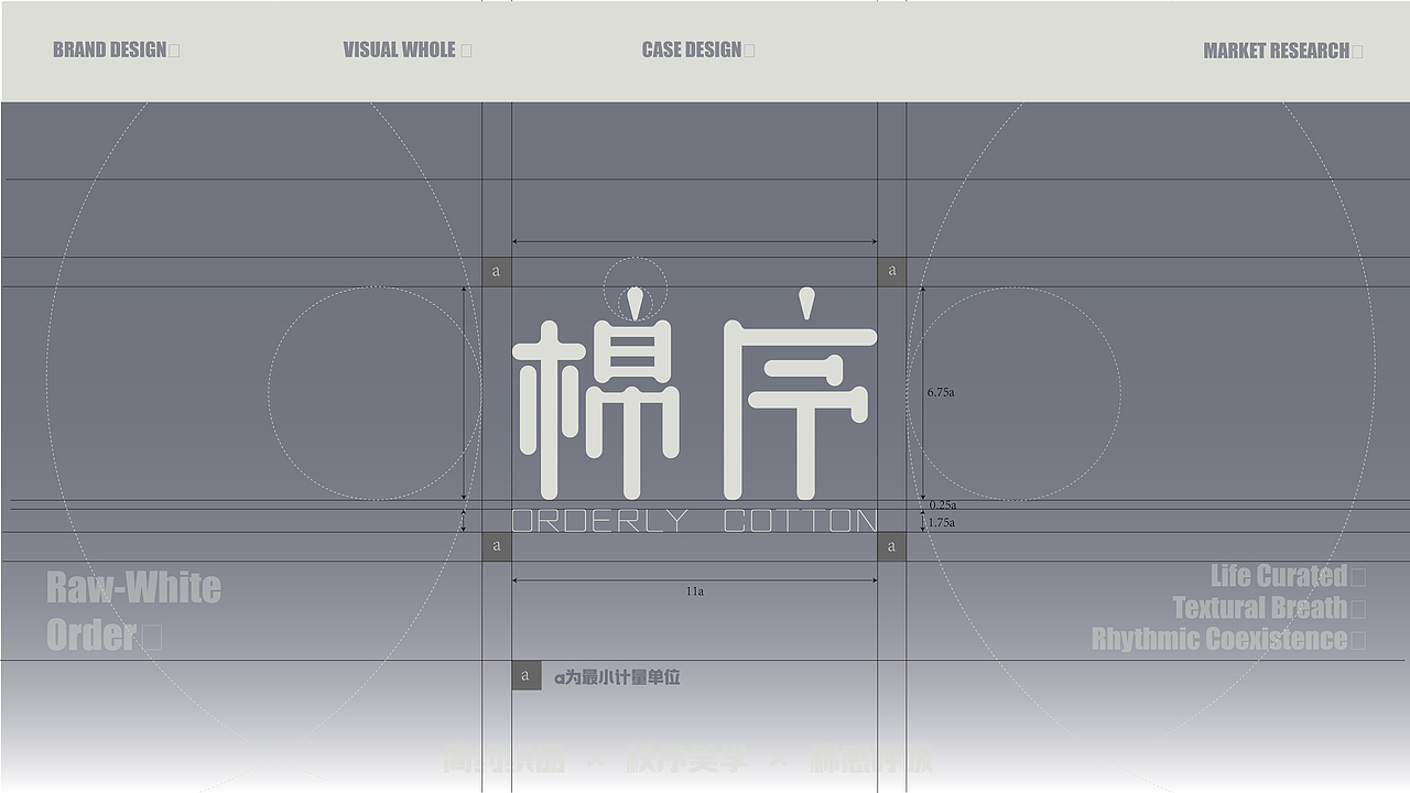 棉序 OROERLY COTTON丨织品品牌全案 LOGO/VI/物料延展