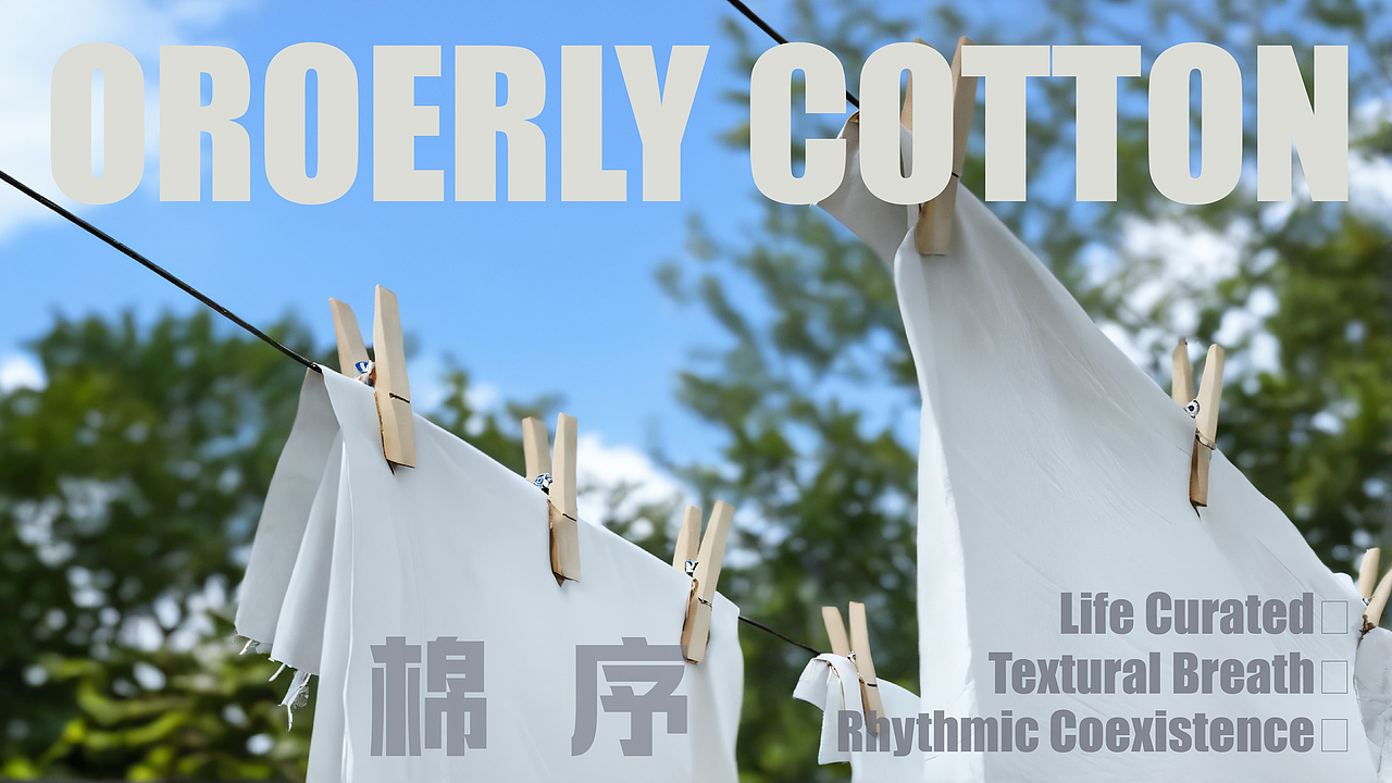 棉序 OROERLY COTTON丨织品品牌全案 LOGO/VI/物料延展
