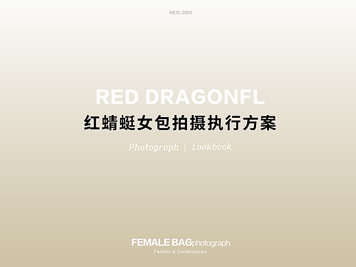 RED DRAGONFLY红蜻蜓女包拍摄策划