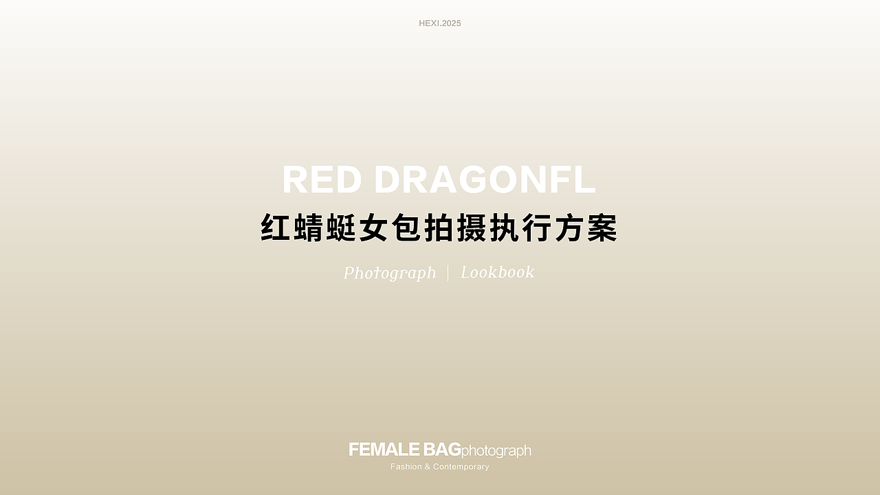 RED DRAGONFLY红蜻蜓女包拍摄策划