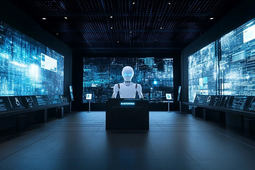 数字人交互机核心AI有多强？竟能重新定义展厅互动！（图ZMTUxOTUwNDA=） - 观点 - 站酷设计师振邦视界原创素材 - 站酷ZCOOL