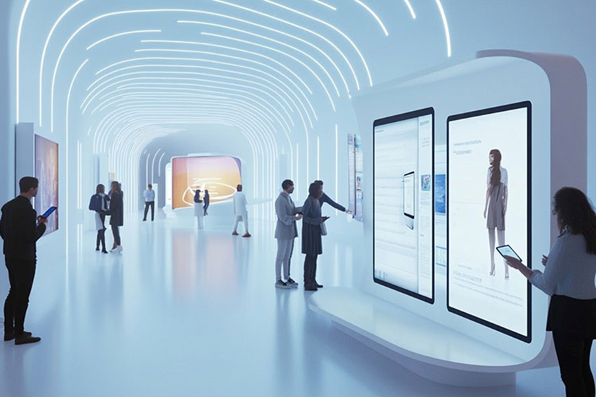 数字人交互机核心AI有多强？竟能重新定义展厅互动！（图ZMTUxOTUwNDQ=） - 观点 - 站酷设计师振邦视界原创素材 - 站酷ZCOOL