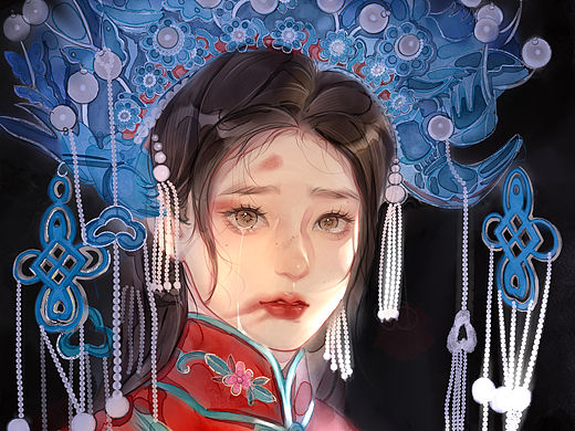 戏曲头像（附过程图）