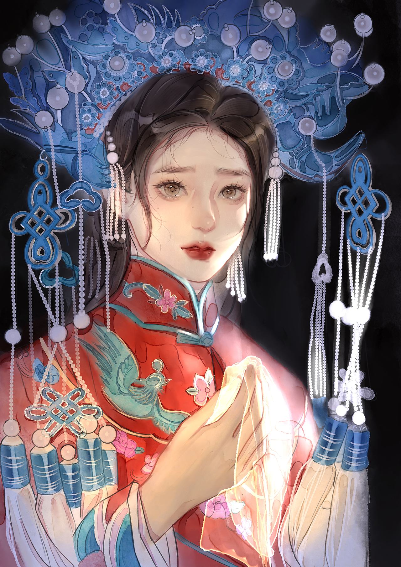 戏曲头像（附过程图）（图ZMzk1Mjk2OTc2） - 创作习作 - 站酷设计师liu开心原创素材 - 站酷ZCOOL