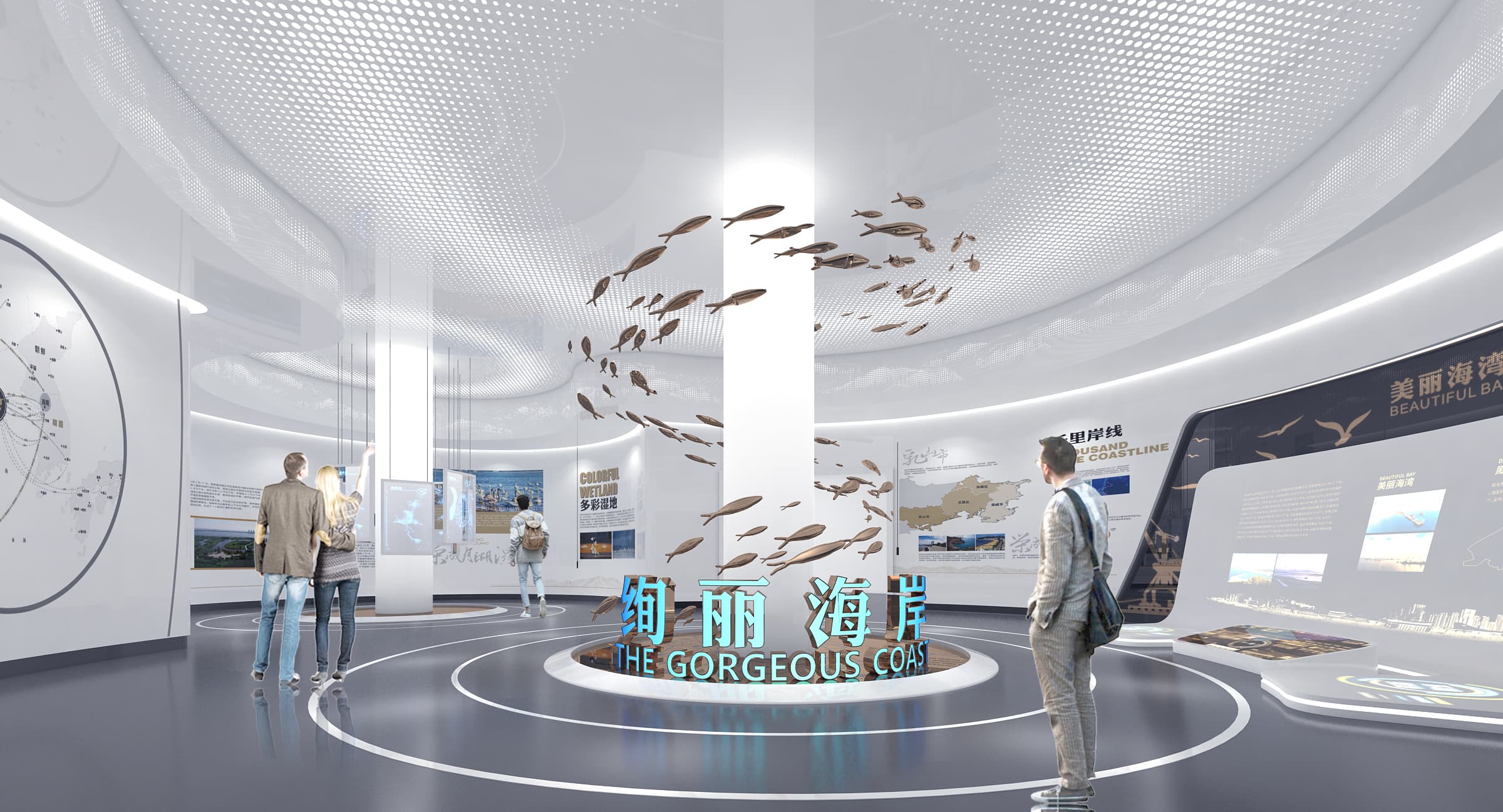 一键“穿越”到威海海洋牧场展厅，体验海洋科技狂欢！-森克思科技