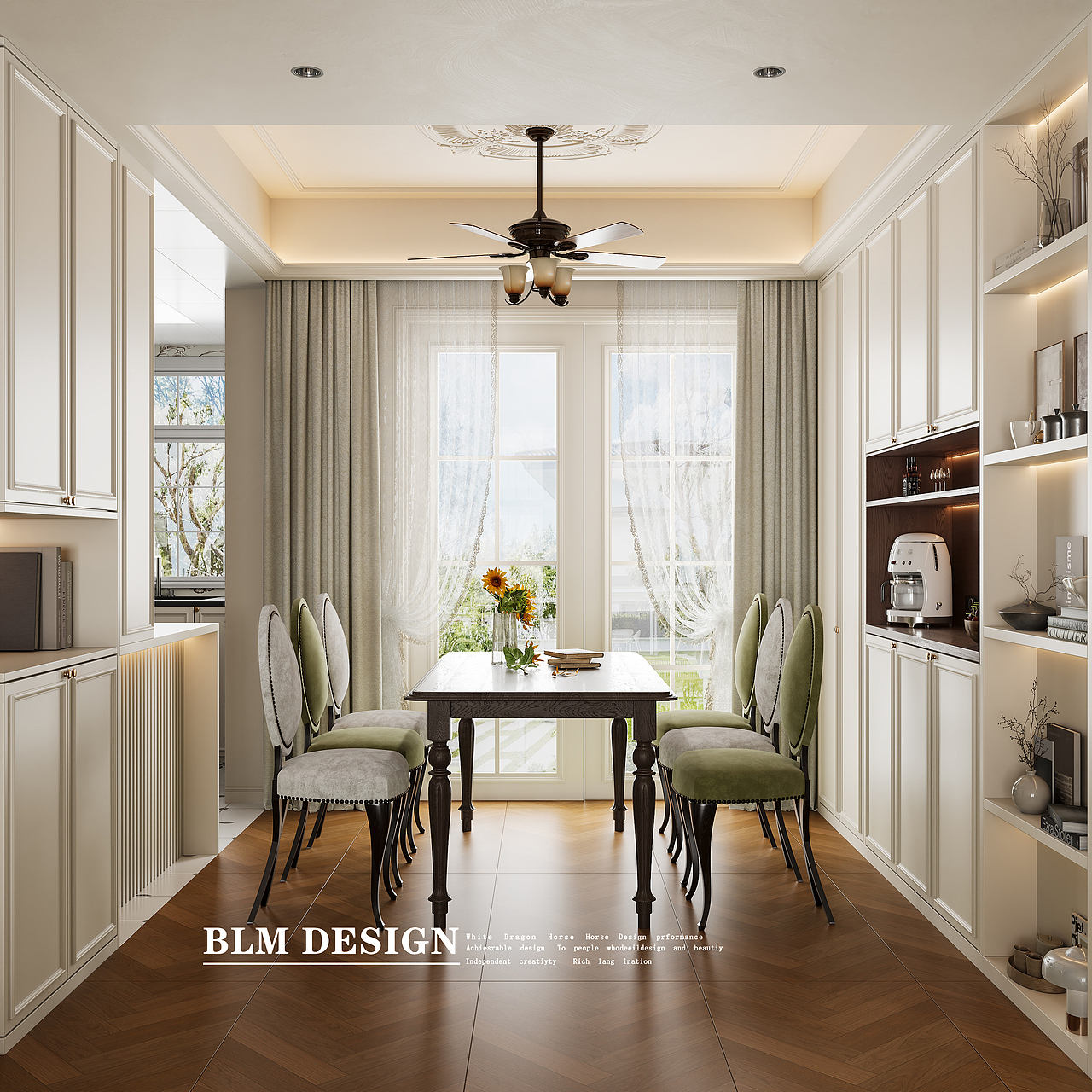 法式-白龙马效果图（图ZMzk1Mjk5OTY0） - 家装设计 - 站酷设计师小鱼吐泡泡泡泡泡原创素材 - 站酷ZCOOL