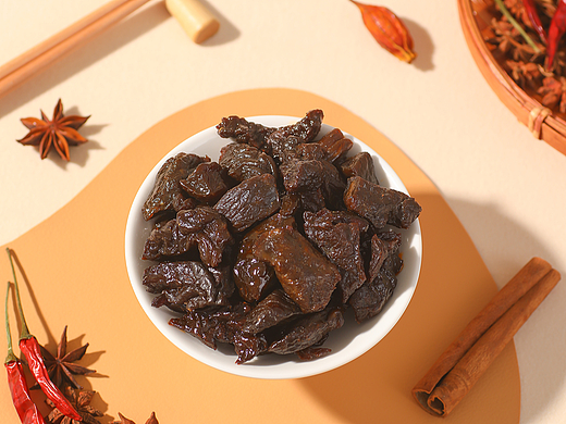风干牛肉粒丨黑云产品摄影