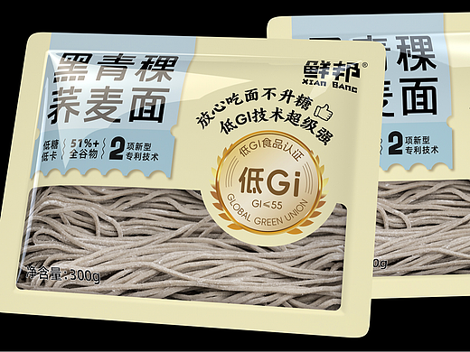 半干面包装设计丨荞麦面包装丨食品包装设计丨面条包装