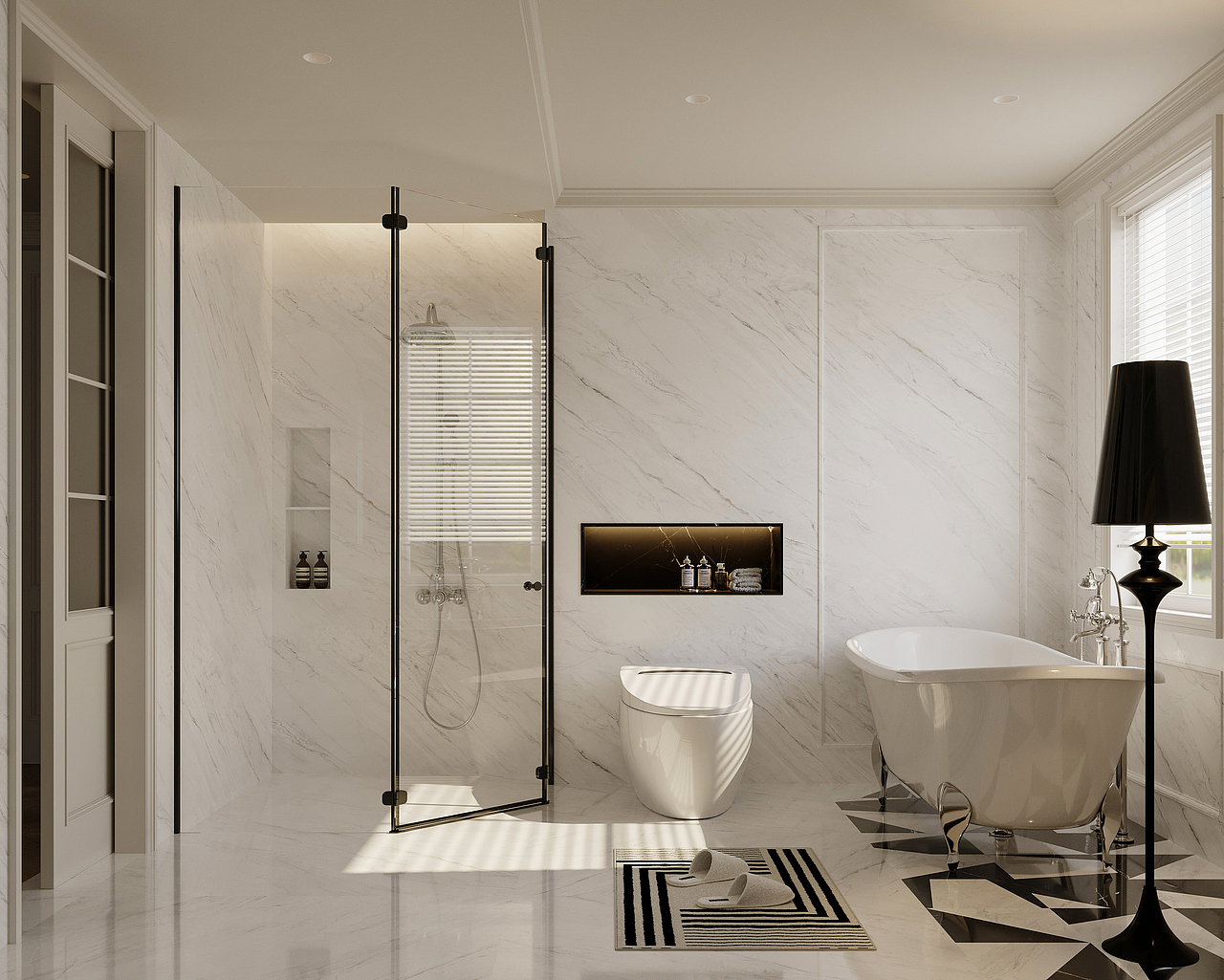 西派少城黑白法式（图ZMzk1MzEwMjMy） - 家装设计 - 站酷设计师空间表现师_Alan原创素材 - 站酷ZCOOL