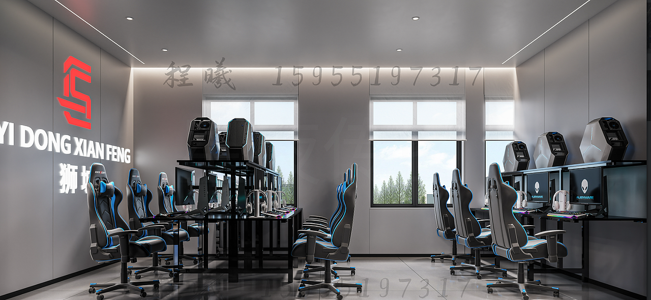 网咖 电竞馆（图ZMzk1MzEyMjU2） - 商业空间设计 - 站酷设计师小程曦原创素材 - 站酷ZCOOL