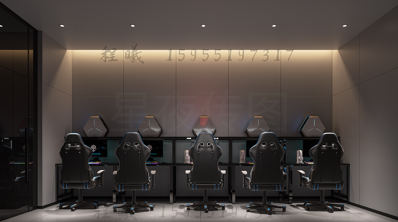 网咖 电竞馆（图ZMzk1MzEyMjYw） - 商业空间设计 - 站酷设计师小程曦原创素材 - 站酷ZCOOL