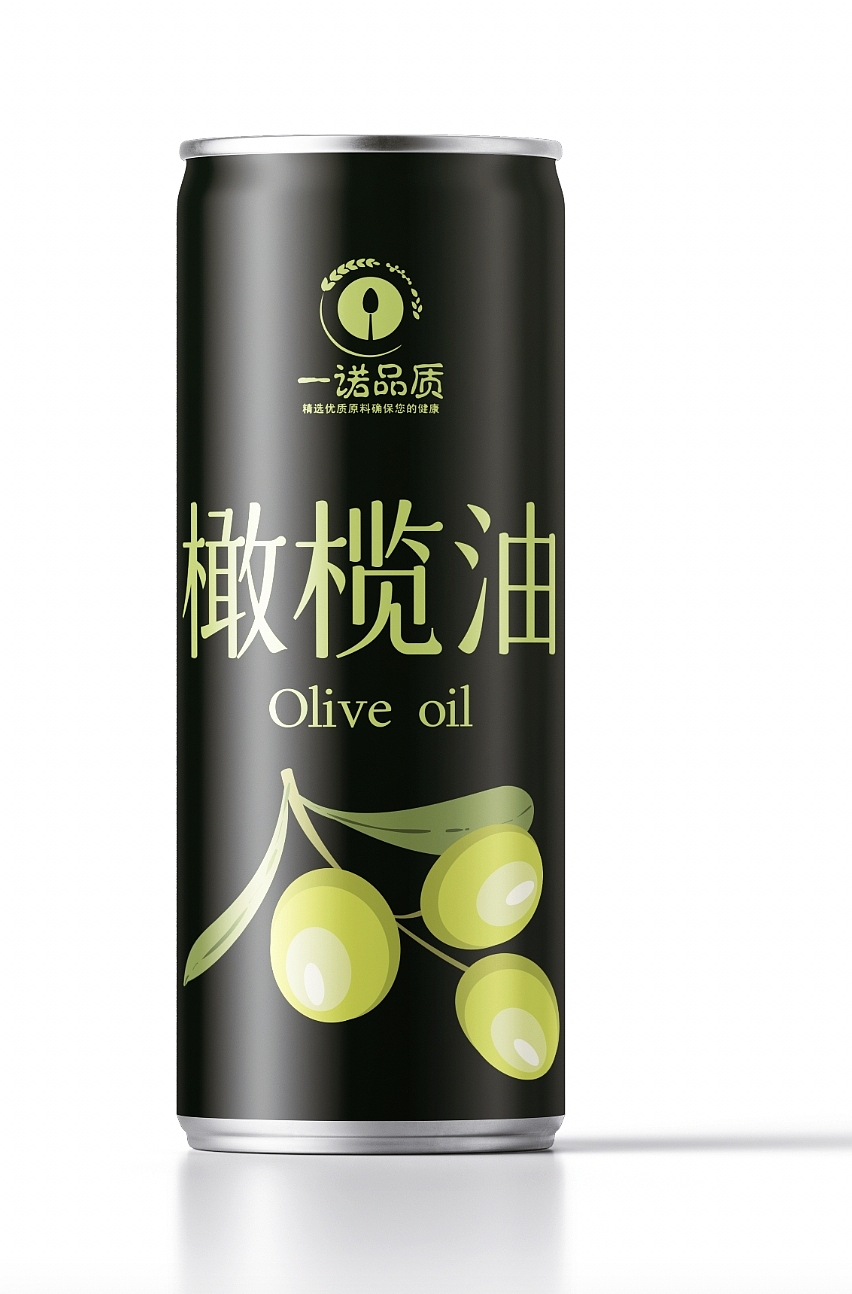 食用油香油菜籽油罐装包装设计