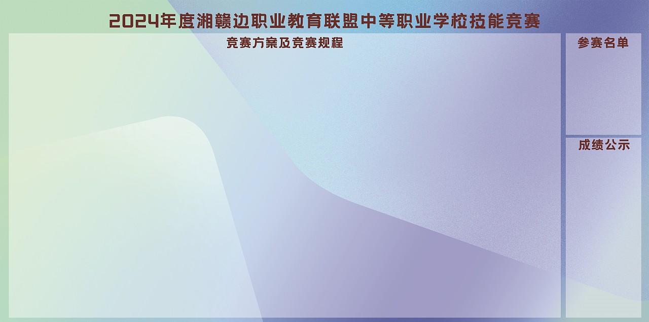 湘赣边职业教育联盟中等职业学校技能竞赛物料
