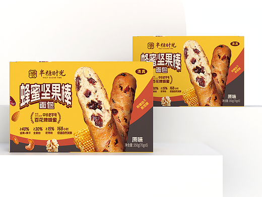 蜂蜜坚果棒包装设计