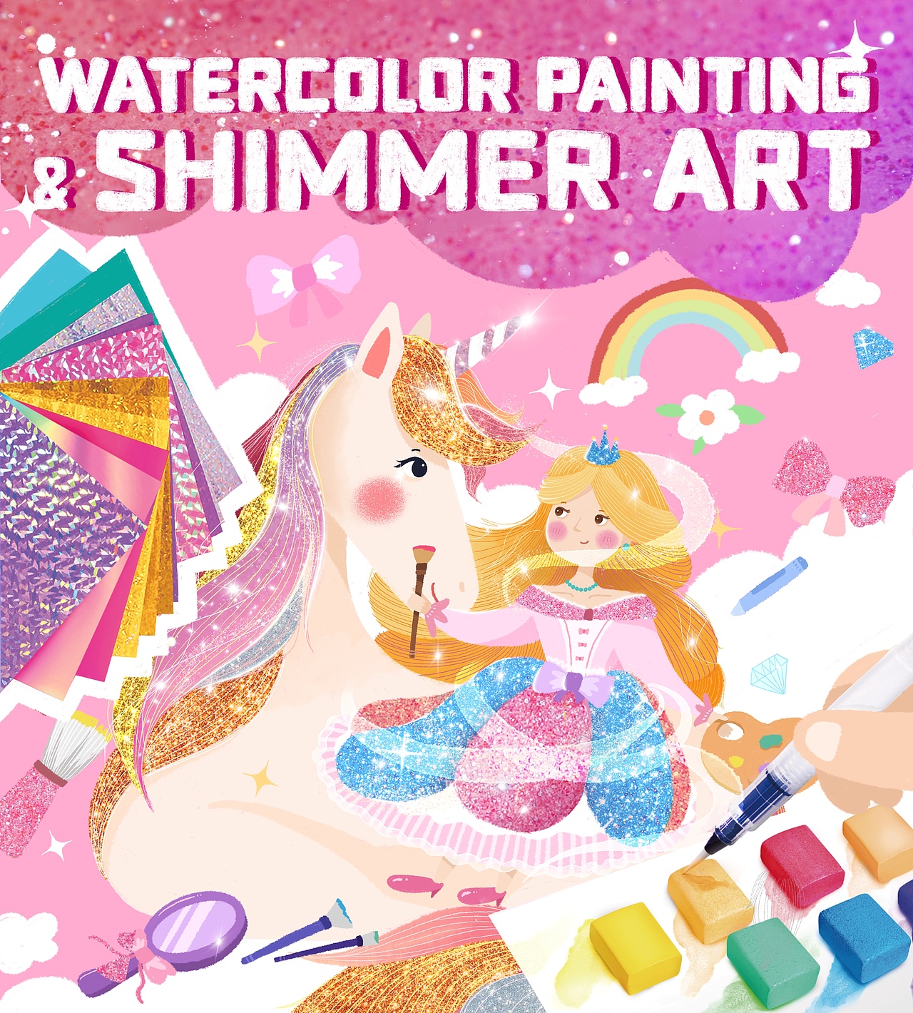 亚马逊儿童产品上色书封面（图ZMzk1MzMzNjQ4） - 商业插画 - 站酷设计师椰琳啊啊啊原创素材 - 站酷ZCOOL