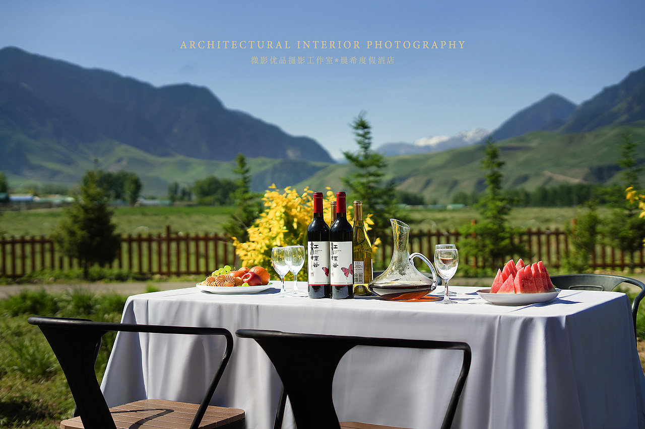 新疆特克斯晨希生态度假中心（阔克苏大峡谷店）（图ZMzk1MzQzNDcy） - 环境/建筑摄影 - 站酷设计师安静造图原创素材 - 站酷ZCOOL