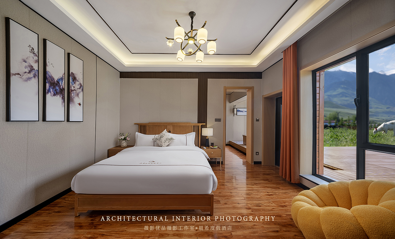 新疆特克斯晨希生态度假中心（阔克苏大峡谷店）（图ZMzk1MzQzNTI4） - 环境/建筑摄影 - 站酷设计师安静造图原创素材 - 站酷ZCOOL