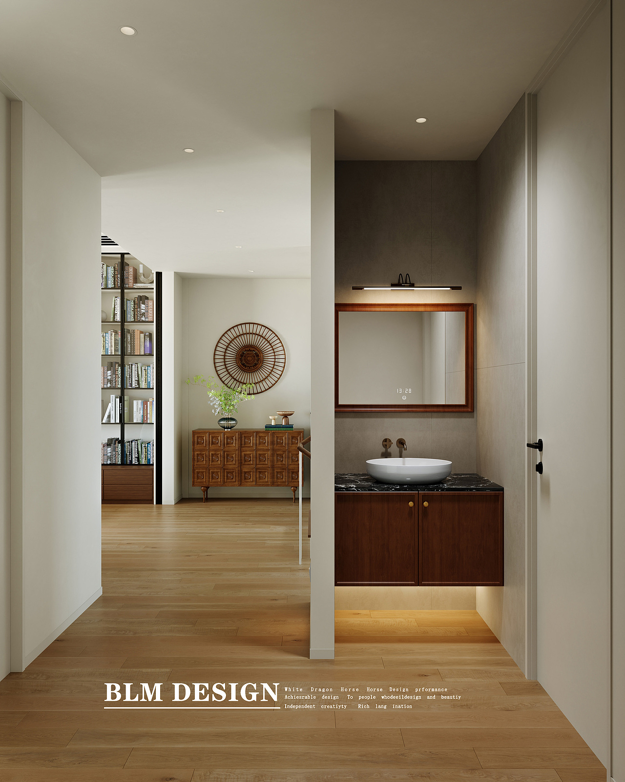 现代风-白龙马效果图