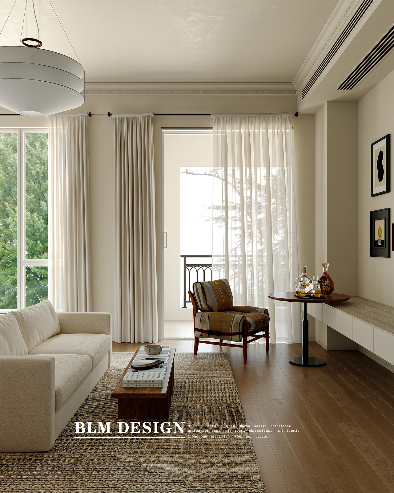 现代风-白龙马效果图