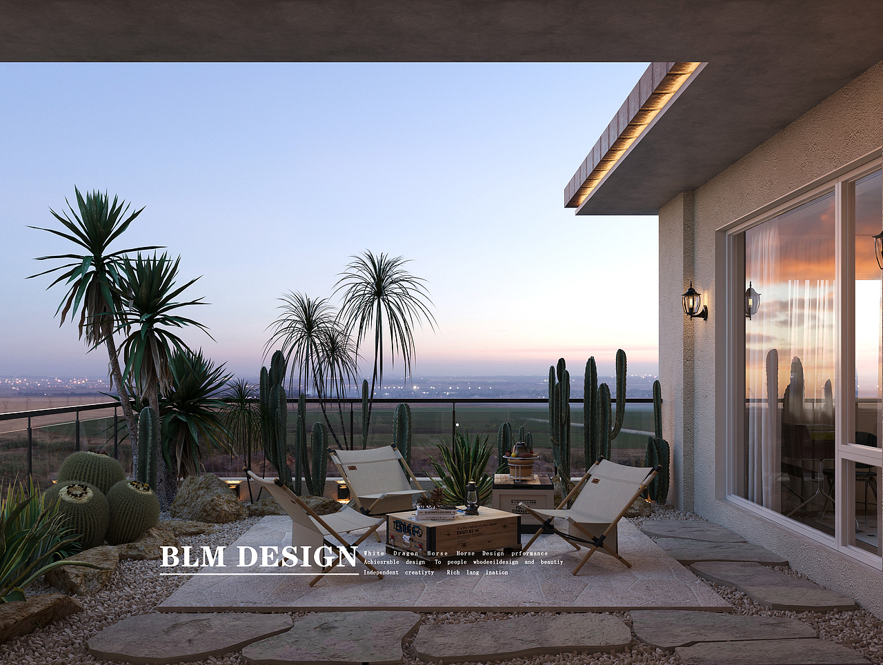 现代风-白龙马效果图