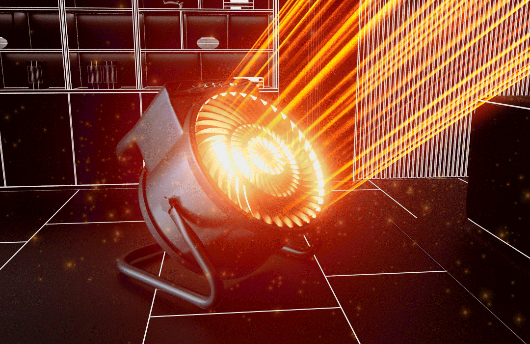 【C4D产品设计】暖风机