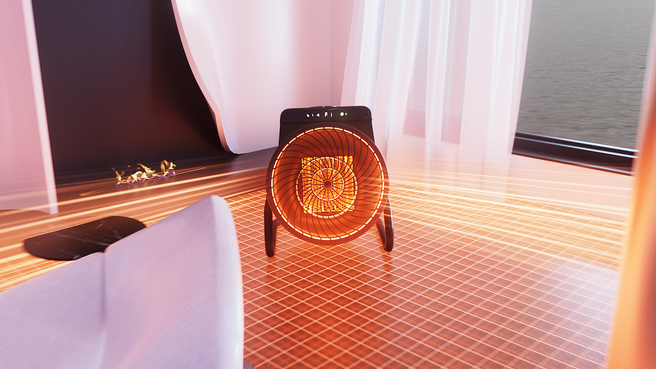 【C4D产品设计】暖风机