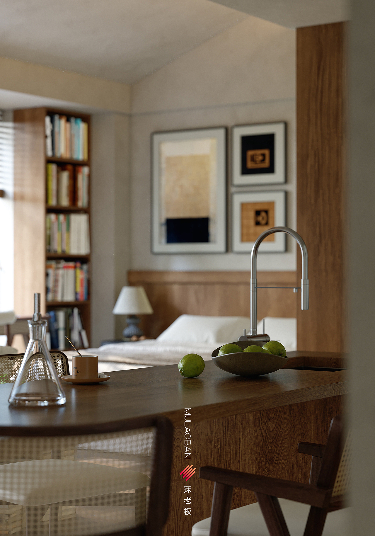 窗下可观景，案头有书翻，沙发能容瘫。（图ZMzk1MzU3MDg0） - 家装设计 - 站酷设计师莯老板原创素材 - 站酷ZCOOL