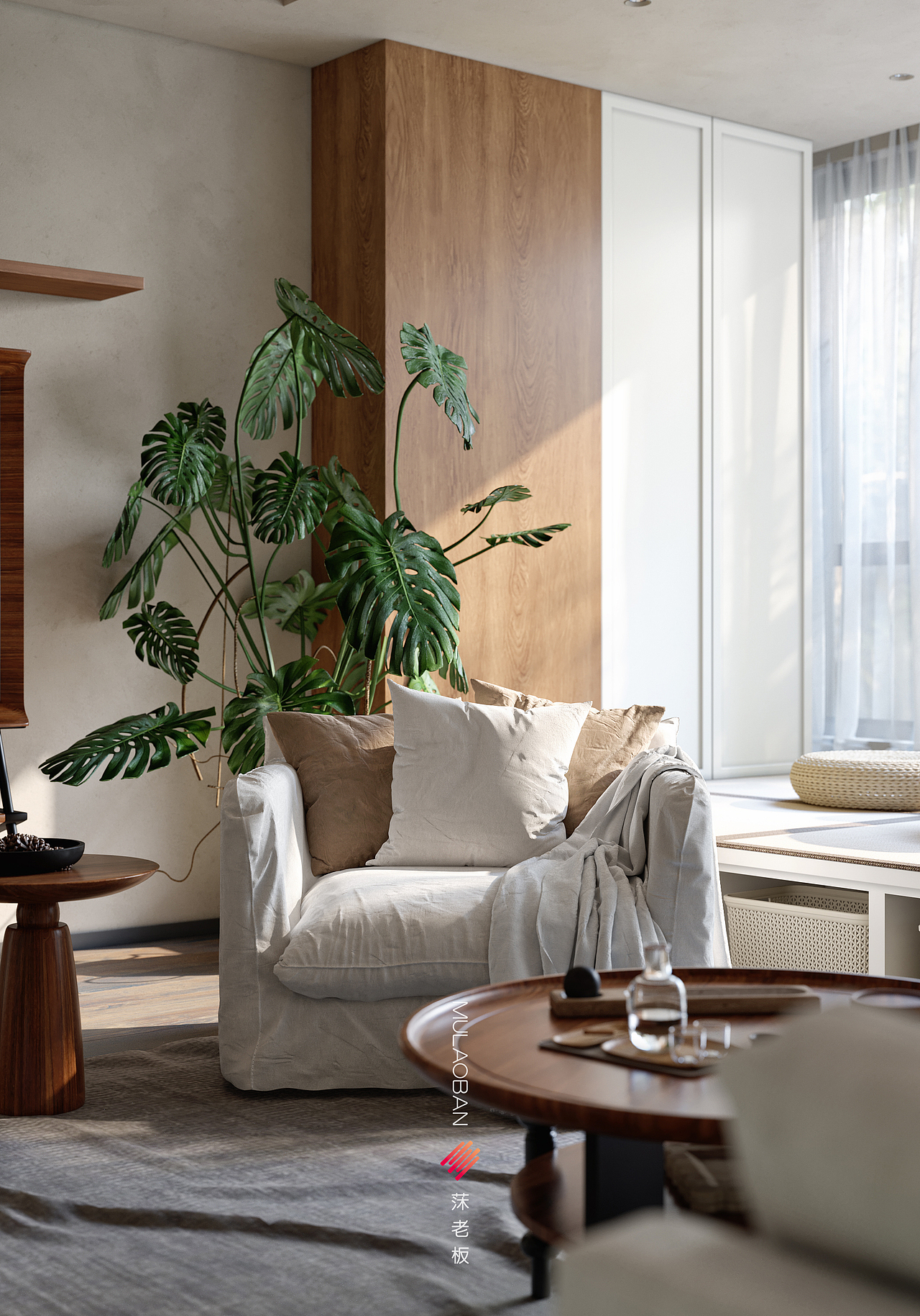 窗下可观景，案头有书翻，沙发能容瘫。（图ZMzk1MzU3MTA4） - 家装设计 - 站酷设计师莯老板原创素材 - 站酷ZCOOL