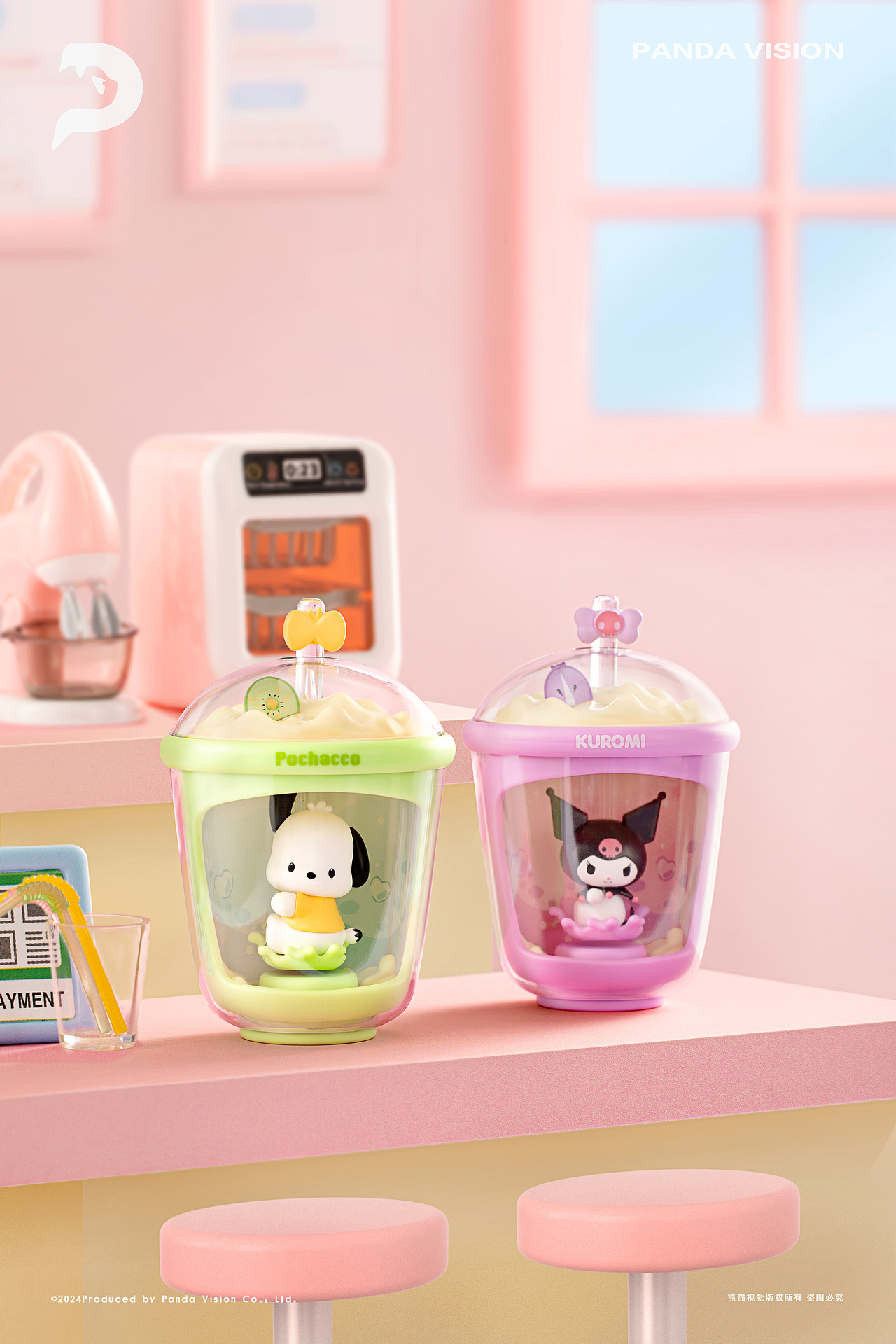 盲盒摄影「平面 + 视频」|萌趣奶茶杯系列 X 熊猫视觉