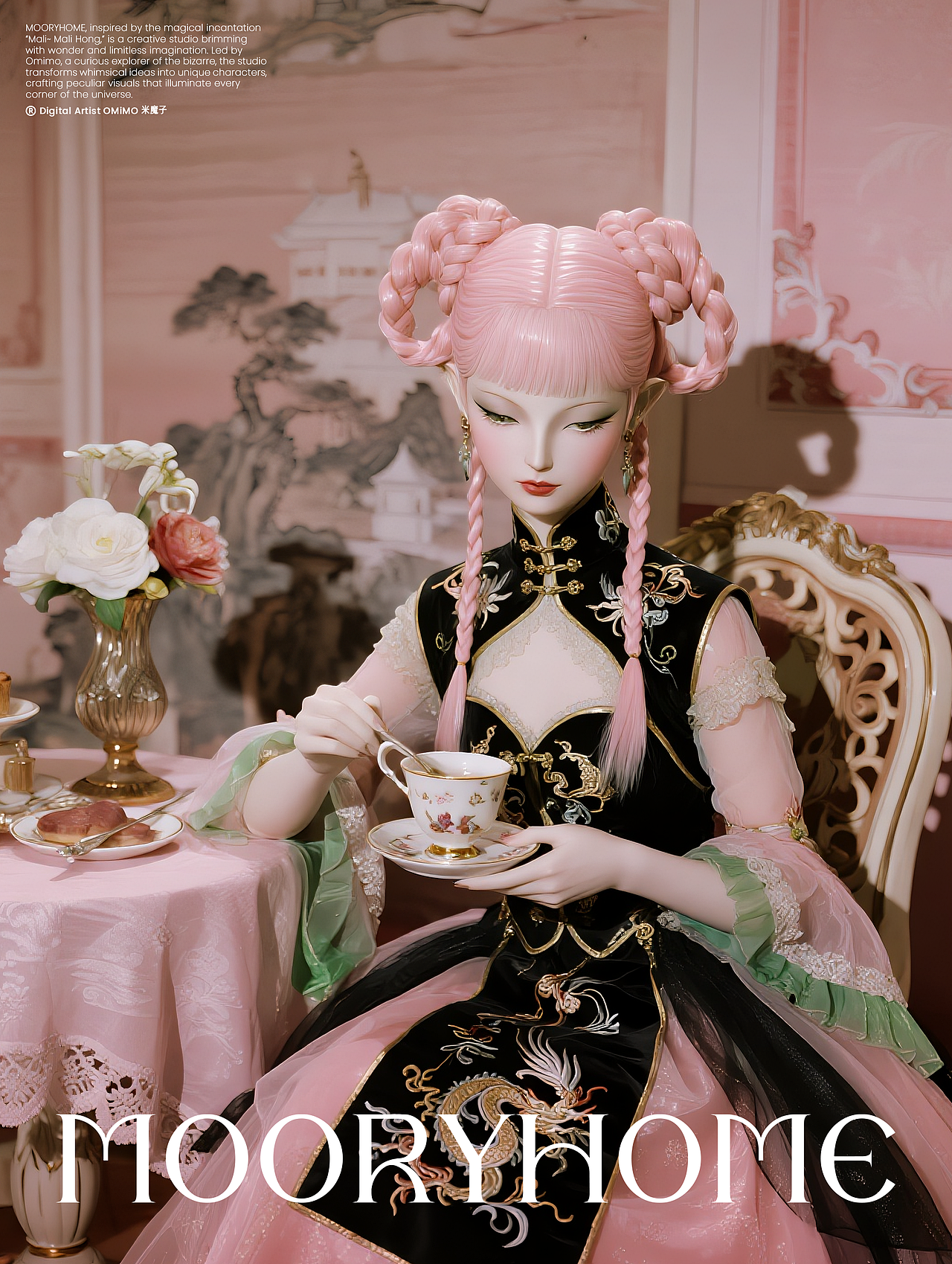 瓷梦・茶会（图ZMzk1MzgzMDU2） - 时尚/艺术摄影 - 站酷设计师米魔mimimo原创素材 - 站酷ZCOOL