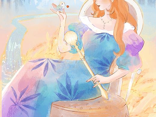 塔羅牌（個(gè)人主頁(yè)-ZNzI0MjIwNDA=） - 藝術(shù)插畫(huà) - 站酷設(shè)計(jì)師會(huì)開(kāi)花的樹(shù)_0925原創(chuàng)素材 - 站酷ZCOOL