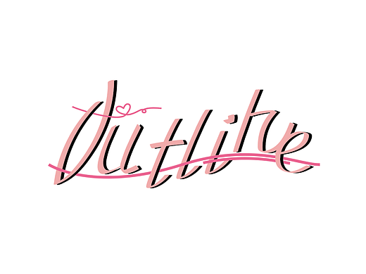 Outline英文字体设计