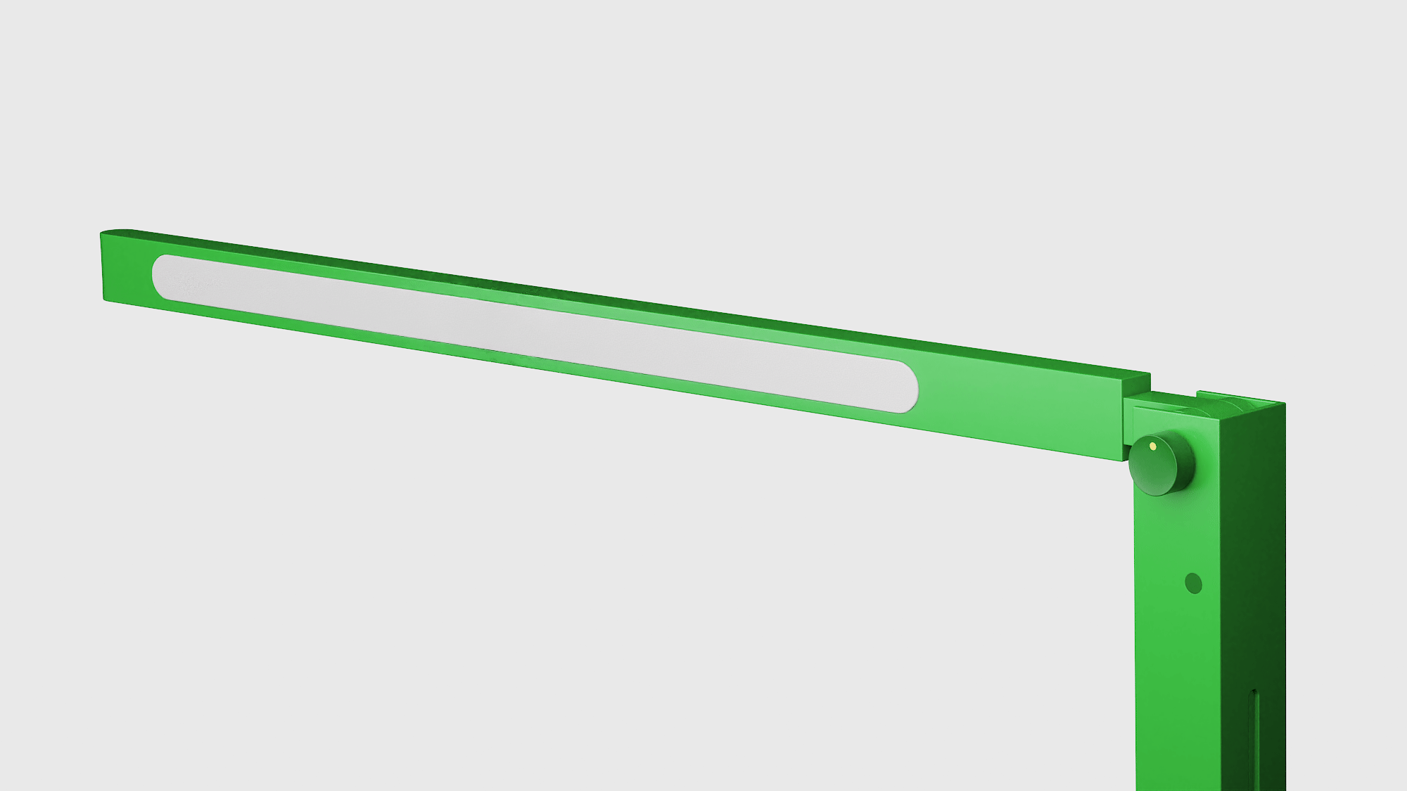 灯架上的旋钮可以控制灯光开启,灯光强弱以及灯光色温