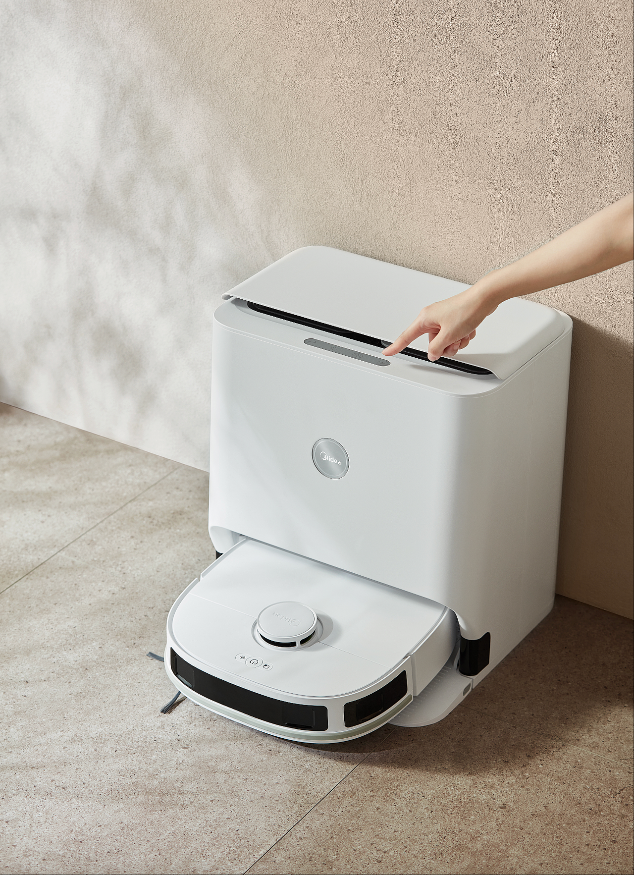 Midea｜美的无尘感套组GX5洗地机+小白盒场景实拍