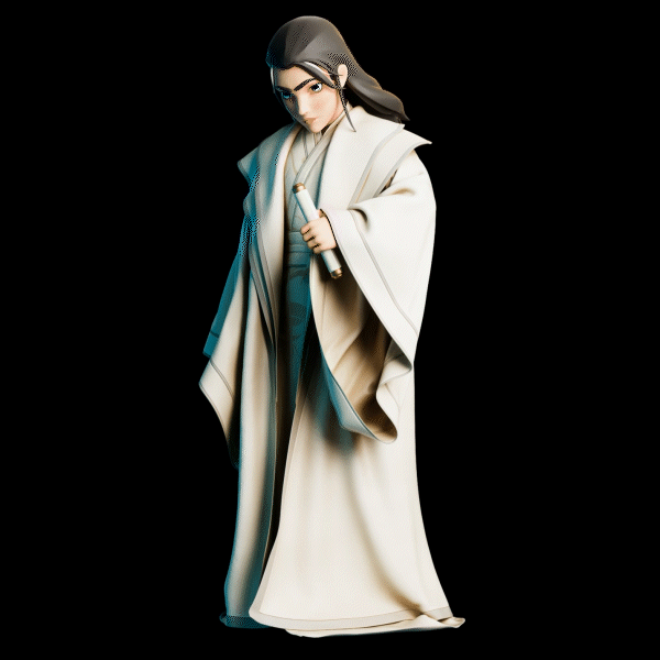 「长吉灵枢·诗鬼铸骨」”诗鬼“李贺IP形象设计