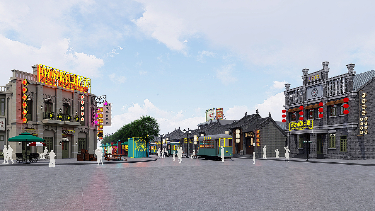 文旅/文化街区改造（图ZMzk1NDAxODQ4） - 建筑/空间 - 站酷设计师鱼缸里的某某某原创素材 - 站酷ZCOOL